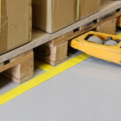 Ligne de marquage permanente - ligne de marquage en fibre de verre jaune 50 x 1000mm 