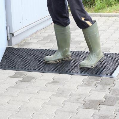 Caillebotis Caoutchouc avec bords noir 91 x 152cm (épaisseur de 13mm) 