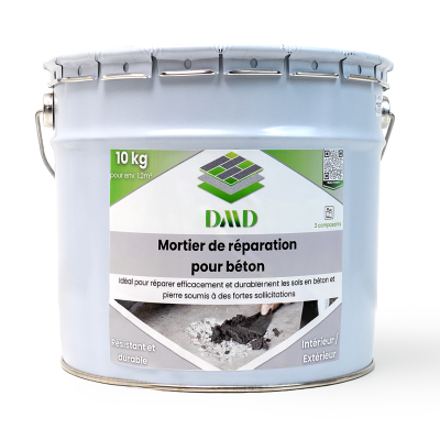 Mortier de réparation dmd en époxy pour béton 10kg 