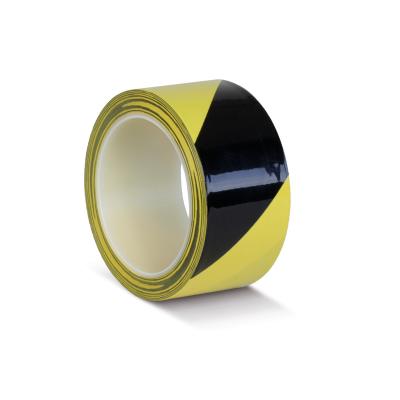 Ruban de marquage au sol en PVC laminé - Adhésif marquage au sol noir/jaune 