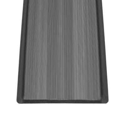 Tapis anti fatigue m2™ strié avec bord noir 