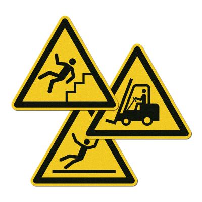 Marquage au sol antidérapant m2™ Triangle de 600mm de côtés 