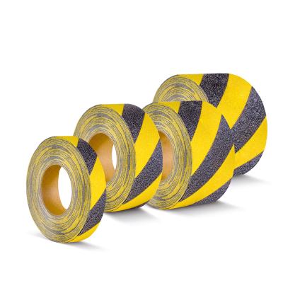 Bande antidérapante m2™ Easy Clean R10 rayée noire/jaune 