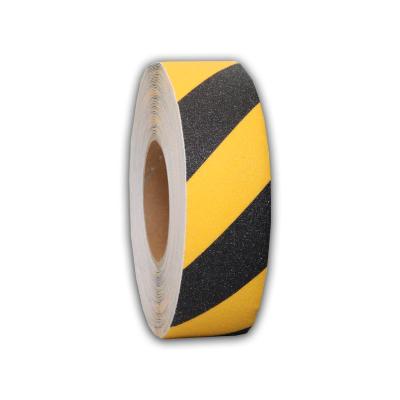Bande antidérapante Basic rayée noire/jaune 