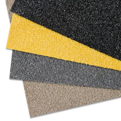 Plaque antidérapante en fibre de verre (PRV) gros grain 