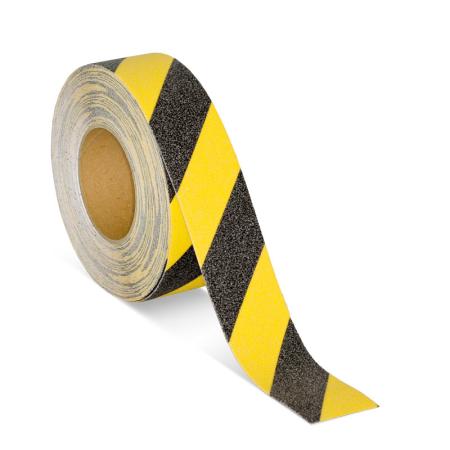 Bande antidérapante m2™ marquage d'avertissement noir/jaune 