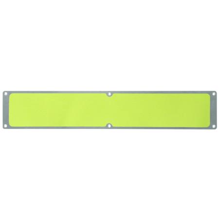 Plaque antidérapante en aluminium jaune signalisation 